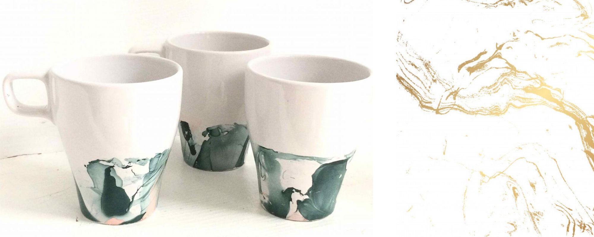 Le mug “marbre” : Un cadeau express et créatif pour la fête des mères !